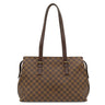 ルイヴィトン LOUIS VUITTON チェルシー N51119 ダミエエベヌ ダミエキャンバス トートバッグ ゴールド金具 茶 ショルダー 肩掛け 鍵・パドロック欠品