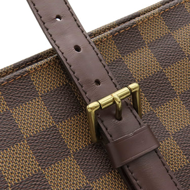 ルイヴィトン LOUIS VUITTON チェルシー N51119 ダミエエベヌ ダミエキャンバス トートバッグ ゴールド金具 茶 ショルダー 肩掛け 鍵・パドロック欠品