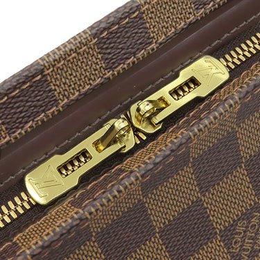 ルイヴィトン LOUIS VUITTON チェルシー N51119 ダミエエベヌ ダミエキャンバス トートバッグ ゴールド金具 茶 ショルダー 肩掛け 鍵・パドロック欠品