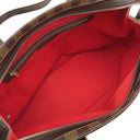 ルイヴィトン LOUIS VUITTON チェルシー N51119 ダミエエベヌ ダミエキャンバス トートバッグ ゴールド金具 茶 ショルダー 肩掛け 鍵・パドロック欠品