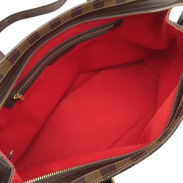 ルイヴィトン LOUIS VUITTON チェルシー N51119 ダミエエベヌ ダミエキャンバス トートバッグ ゴールド金具 茶 ショルダー 肩掛け 鍵・パドロック欠品
