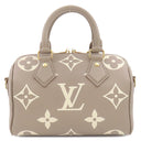 ルイヴィトン LOUIS VUITTON スピーディ バンドリエール 20 M46575 トゥルトレールグレー×クリーム モノグラムアンプラント 2WAYバッグ ゴールド金具 チェーンショルダー