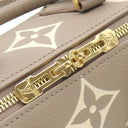 ルイヴィトン LOUIS VUITTON スピーディ バンドリエール 20 M46575 トゥルトレールグレー×クリーム モノグラムアンプラント 2WAYバッグ ゴールド金具 チェーンショルダー