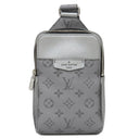 ルイヴィトン LOUIS VUITTON アウトドア スリングバッグ M30833 シルバー モノグラムキャンバス タイガ タイガラマ ボディバッグ シルバー金具 ショルダーバッグ