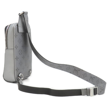 ルイヴィトン LOUIS VUITTON アウトドア スリングバッグ M30833 シルバー モノグラムキャンバス タイガ タイガラマ ボディバッグ シルバー金具 ショルダーバッグ