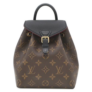 ルイヴィトン LOUIS VUITTON モンスリ NM BB M45516 モノグラム×ブラック モノグラムキャンバス リュック・デイパック ゴールド金具 バックパック