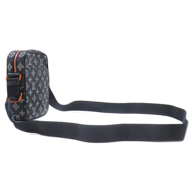 ルイヴィトン LOUIS VUITTON ダヌーブ PM アップサイドダウン M43678 ブルーマリン×コライユ モノグラムキャンバス モノグラムインクキャンバス ショルダーバッグ コライユ金具