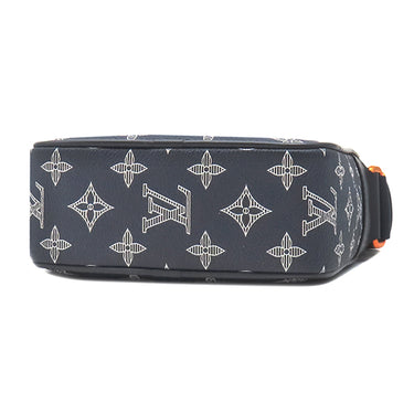 ルイヴィトン LOUIS VUITTON ダヌーブ PM アップサイドダウン M43678 ブルーマリン×コライユ モノグラムキャンバス モノグラムインクキャンバス ショルダーバッグ コライユ金具