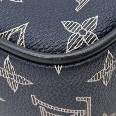 ルイヴィトン LOUIS VUITTON ダヌーブ PM アップサイドダウン M43678 ブルーマリン×コライユ モノグラムキャンバス モノグラムインクキャンバス ショルダーバッグ コライユ金具
