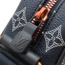 ルイヴィトン LOUIS VUITTON ダヌーブ PM アップサイドダウン M43678 ブルーマリン×コライユ モノグラムキャンバス モノグラムインクキャンバス ショルダーバッグ コライユ金具