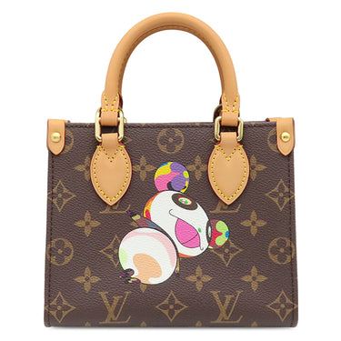 ルイヴィトン LOUIS VUITTON オンザゴー BB M13668 モノグラムパンダ モノグラムキャンバス 2WAYバッグ ゴールド金具 村上隆 ハンドバッグ ショルダー