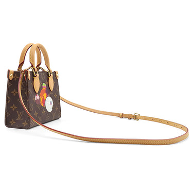 ルイヴィトン LOUIS VUITTON オンザゴー BB M13668 モノグラムパンダ モノグラムキャンバス 2WAYバッグ ゴールド金具 村上隆 ハンドバッグ ショルダー