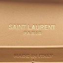 サンローラン SAINT LAURENT ル マイヨン 696608 ベージュ キャンバス レザー チェーンウォレット ゴールド金具 ウォレットバッグ ショルダー クラッチ