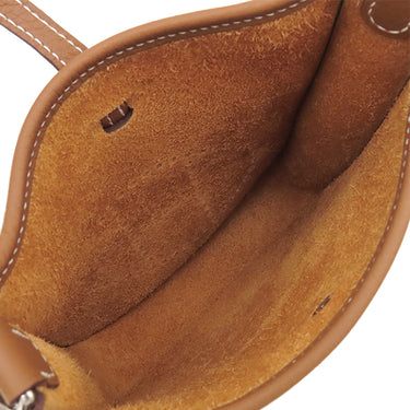 エルメス HERMES エヴリン TPM 16 ロング ゴールド トリヨンクレマンス ショルダーバッグ シルバー金具 茶 エブリン 2025年製