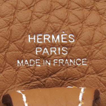 エルメス HERMES エヴリン TPM 16 ロング ゴールド トリヨンクレマンス ショルダーバッグ シルバー金具 茶 エブリン 2025年製