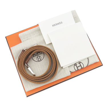 エルメス HERMES エヴリン TPM 16 ロング ゴールド トリヨンクレマンス ショルダーバッグ シルバー金具 茶 エブリン 2025年製