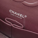 シャネル CHANEL マトラッセ25 ダブルフラップ A01112 ブラック キャビアスキン ショルダーバッグ シルバー金具 チェーンショルダー