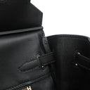 エルメス HERMES バーキン25 ブラック ヴォースイフト ハンドバッグ ゴールド金具 黒