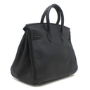 エルメス HERMES バーキン25 ブラック ヴォースイフト ハンドバッグ ゴールド金具 黒