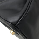 エルメス HERMES バーキン25 ブラック ヴォースイフト ハンドバッグ ゴールド金具 黒
