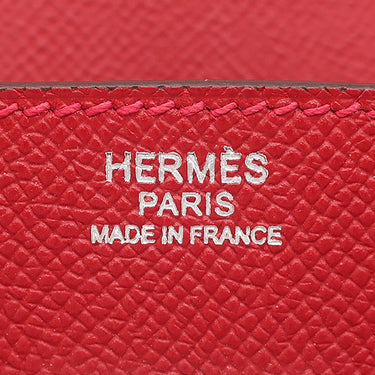 エルメス HERMES バーキン30 ルージュカザック ヴォーエプソン ハンドバッグ シルバー金具 赤