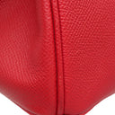 エルメス HERMES バーキン30 ルージュカザック ヴォーエプソン ハンドバッグ シルバー金具 赤
