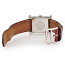 腕時計 エルメス HERMES Hウォッチ MM HH3.530 自動巻き レディース 純正ダイヤ スパークリングホワイトラッカー H型 スクエア
