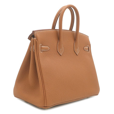 エルメス HERMES バーキン25 ゴールド トゴ ハンドバッグ ゴールド金具 新品 未使用 茶 2026年製