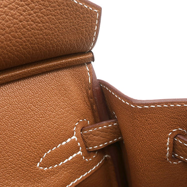 エルメス HERMES バーキン25 ゴールド トゴ ハンドバッグ ゴールド金具 新品 未使用 茶 2026年製