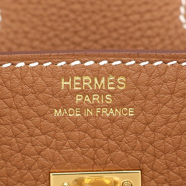 エルメス HERMES バーキン25 ゴールド トゴ ハンドバッグ ゴールド金具 新品 未使用 茶 2026年製