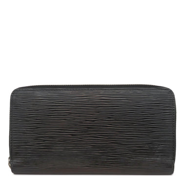 ルイヴィトン LOUIS VUITTON ジッピー ウォレット ノワール エピレザー 長財布 シルバー金具 旧型 ラウンドファスナー 黒