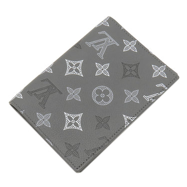 ルイヴィトン LOUIS VUITTON クーヴェルテュール パスポール NM M3A617 グラディエントグレー レザー モノグラムシャドウレザー パスポートケース 新品 未使用