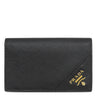 プラダ PRADA サフィアーノ メタル 2MC122 NERO レザー カードケース ゴールド金具 黒 メタルロゴ カード入れ