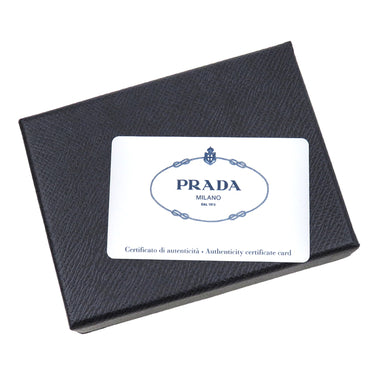 プラダ PRADA サフィアーノ メタル 2MC122 NERO レザー カードケース ゴールド金具 黒 メタルロゴ カード入れ