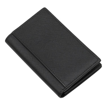プラダ PRADA サフィアーノ メタル 2MC122 NERO レザー カードケース ゴールド金具 黒 メタルロゴ カード入れ