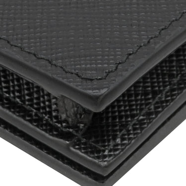 プラダ PRADA サフィアーノ メタル 2MC122 NERO レザー カードケース ゴールド金具 黒 メタルロゴ カード入れ