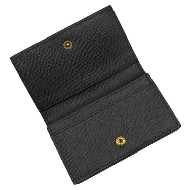 プラダ PRADA サフィアーノ メタル 2MC122 NERO レザー カードケース ゴールド金具 黒 メタルロゴ カード入れ
