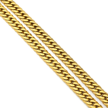 喜平 KIHEI K18 18金 50cm 30.1g 6面 ダブル W イエローゴールド K18YG ネックレス 造幣局検定マーク ※ショッピングローン対応していません