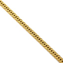 喜平 KIHEI K18 18金 18.5cm 3.7g 6面ダブル W イエローゴールド K18YG ブレスレット 造幣局検定マーク ※ショッピングローン対応していません