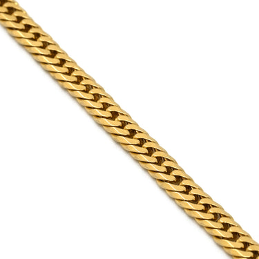 喜平 KIHEI K18 18金 18.5cm 4.1g 6面ダブル W イエローゴールド K18YG ブレスレット 造幣局検定マーク ※ショッピングローン対応していません