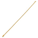 喜平 KIHEI アンクレット K18 23.5cm 5.0g 6面ダブル Ｗ イエローゴールド K18YG ブレスレット 造幣局検定マーク※ショッピングローン対応していません