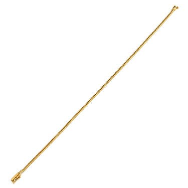 喜平 KIHEI アンクレット K18 23.5cm 5.0g 6面ダブル Ｗ イエローゴールド K18YG ブレスレット 造幣局検定マーク※ショッピングローン対応していません