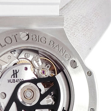 腕時計 ウブロ HUBLOT ビッグバン サンモリッツ 301.SE.230.RW.174 自動巻き メンズ メーカーOH済 純正ダイヤ パヴェ オールホワイト