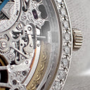 腕時計 ヴァシュロン・コンスタンタン VACHERON CONSTANTIN マルタ オープンワークド 43580/000G 自動巻き メンズ OH済 K18WG無垢 純正ダイヤ