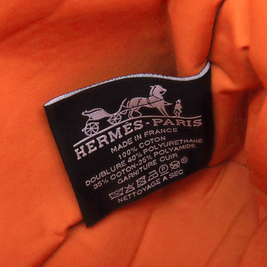 エルメス HERMES ボリードポーチ ミニ H102773M ハイビスカス コットン アニョーミロ ポーチ シルバー金具 化粧ポーチ 小物入れ