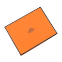 エルメス HERMES カルメン ウノドス モーヴシルベストル×セサミ ラムスキン キーリング シルバー金具 ピンク 茶 フリンジ