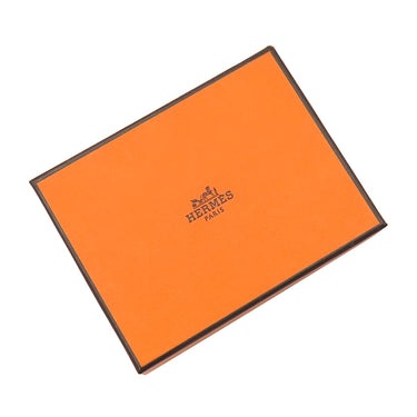 エルメス HERMES カルメン ウノドス モーヴシルベストル×セサミ ラムスキン キーリング シルバー金具 ピンク 茶 フリンジ