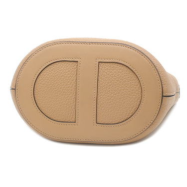 エルメス HERMES インザループ 18 チャイ トリヨンクレマンス ヴォースイフト ハンドバッグ シルバー金具 茶