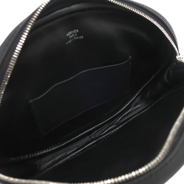 エルメス HERMES インザループ ベルトバッグ ヴェルソ ブラック スイフト ボディバッグ シルバー金具 ショルダー ウエストバッグ