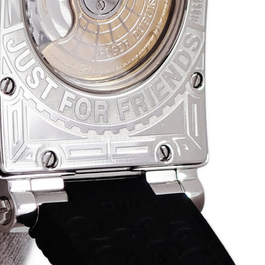 腕時計 ロジェデュブイ ROGER DUBUIS シーモア MS34 21 9 9.53 自動巻き メンズ ブラック ローマン バー 角型 限定
